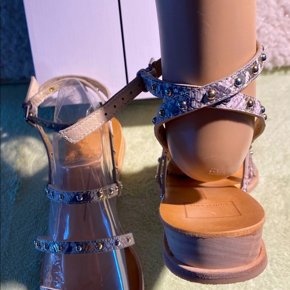 🔆HP 7/5 🎉DOLCE VITA STUDDED STELLA STRAPPED SANDALS - Picture 9 of 11